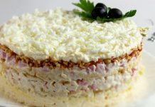 Фавориты новогоднего стола! «Курочка-снегурочка» для меня, «Снежная королева» — для мужа… Салат к новогоднему столу