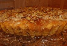 Рецепт пирога с яблоками и орехами яблочный пирог тающий во рту